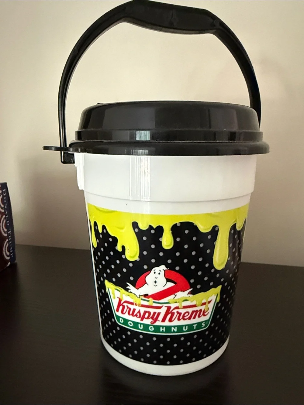 Krispy Kreme Ghostbusters 30th Anniversary Bucket Promotional Slimer Collectible